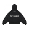 LOGO ZIP HOODIE BLACK