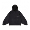 BASIC ZIP HOODIE BLACK