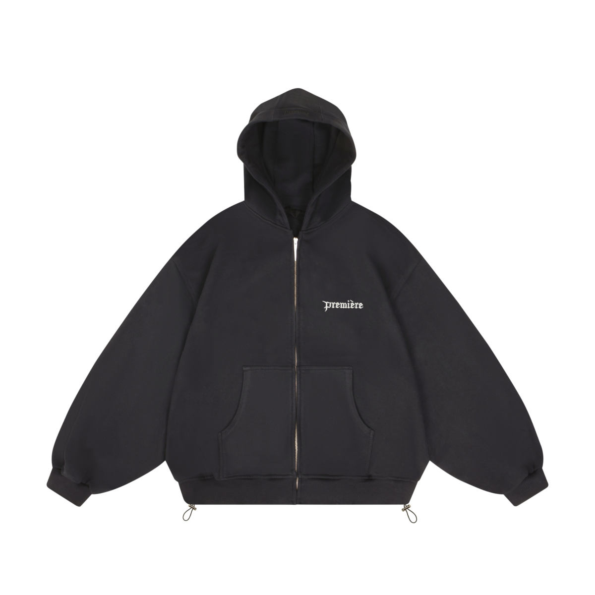 LOVE ZIP HOODIE BABY BLUE