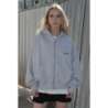 BASIC ZIP HOODIE GREY