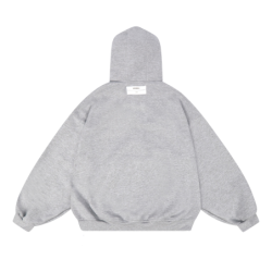 BASIC ZIP HOODIE GREY