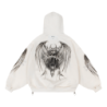BAT 600GSM HOODIE OFF-WHITE