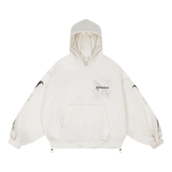 BAT 600GSM HOODIE OFF-WHITE