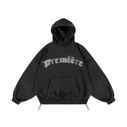 FRONT LINE HOODIE BLACK
