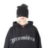 FRONT LINE HOODIE BLACK