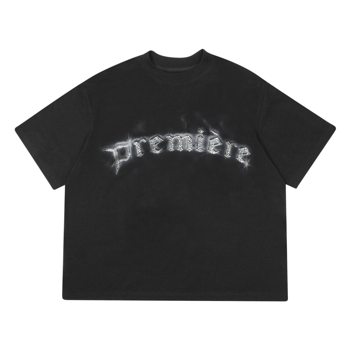 FRONT LINE TEE BLACK