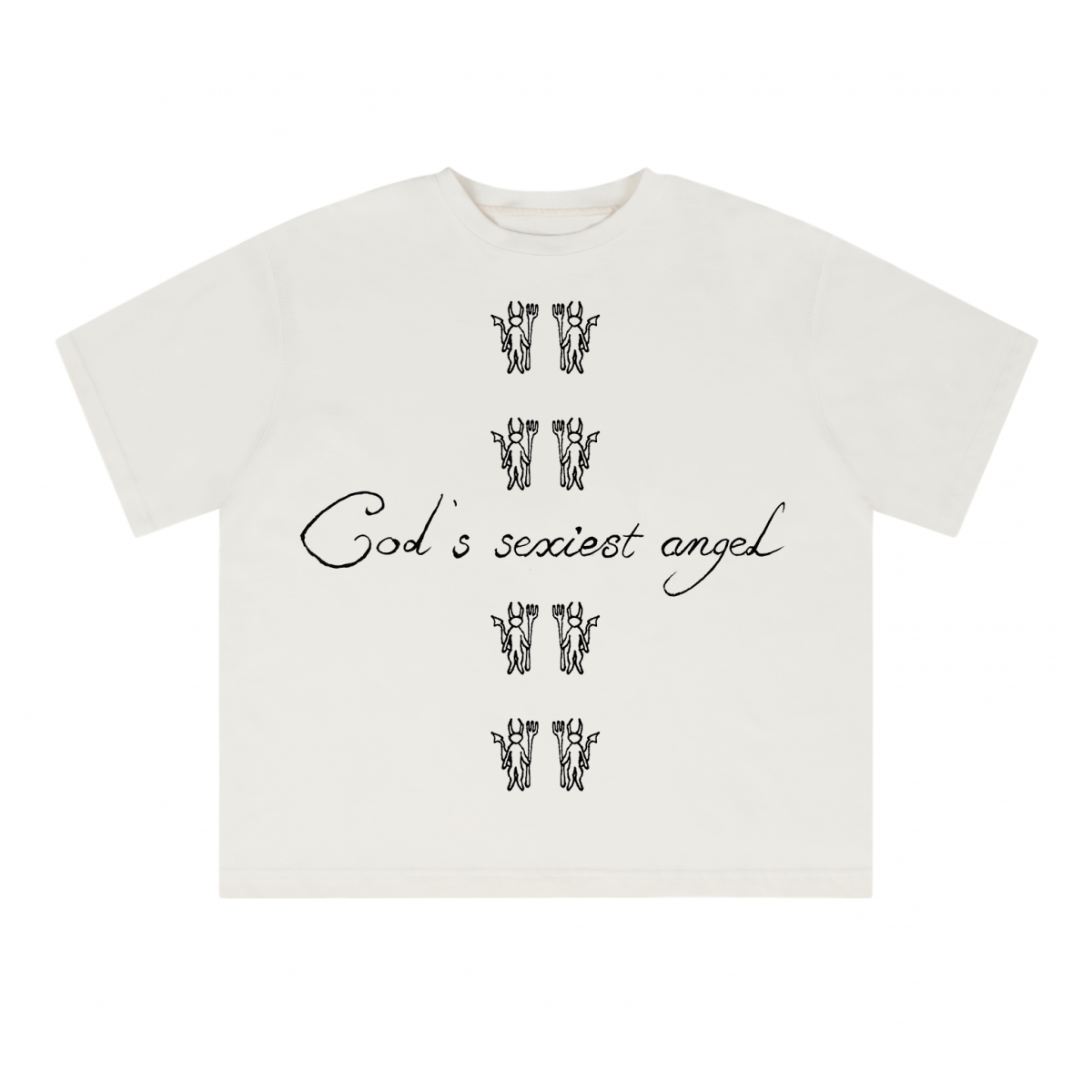 GODS ANGEL TEE OFF-WHITE