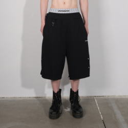 BASIC 3/4 SHORTS BLACK