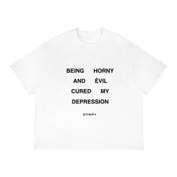 DEPRESSION TEE WHITE