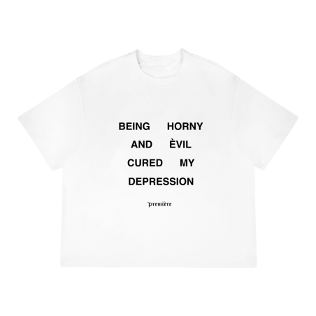 DEPRESSION TEE WHITE