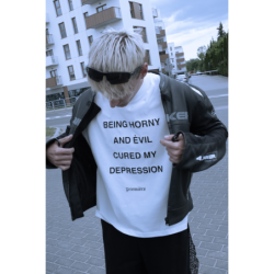 DEPRESSION TEE WHITE