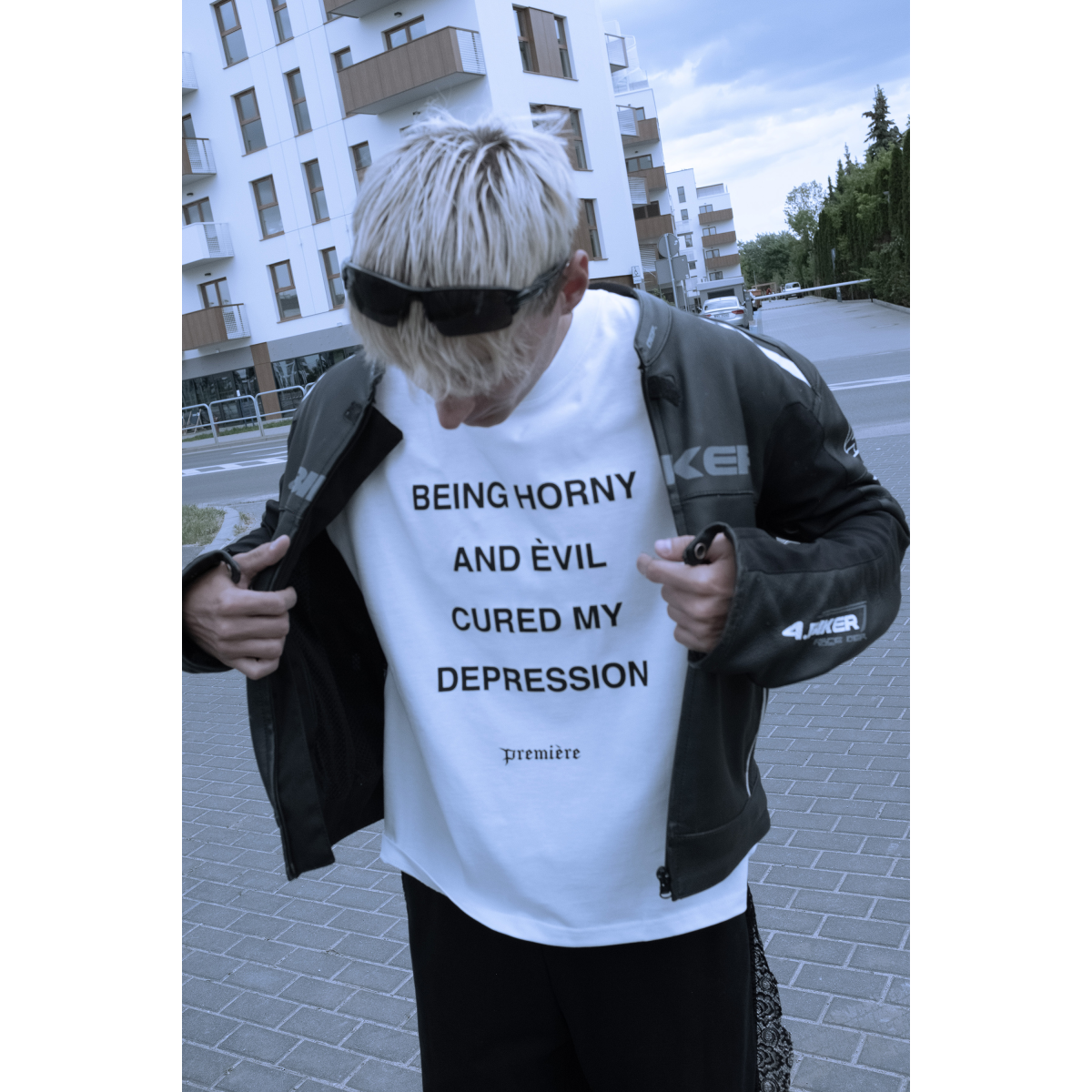 DEPRESSION TEE WHITE