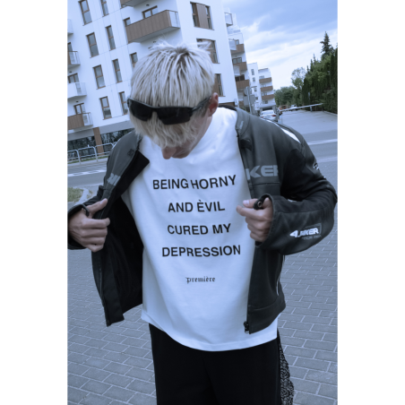 DEPRESSION TEE WHITE