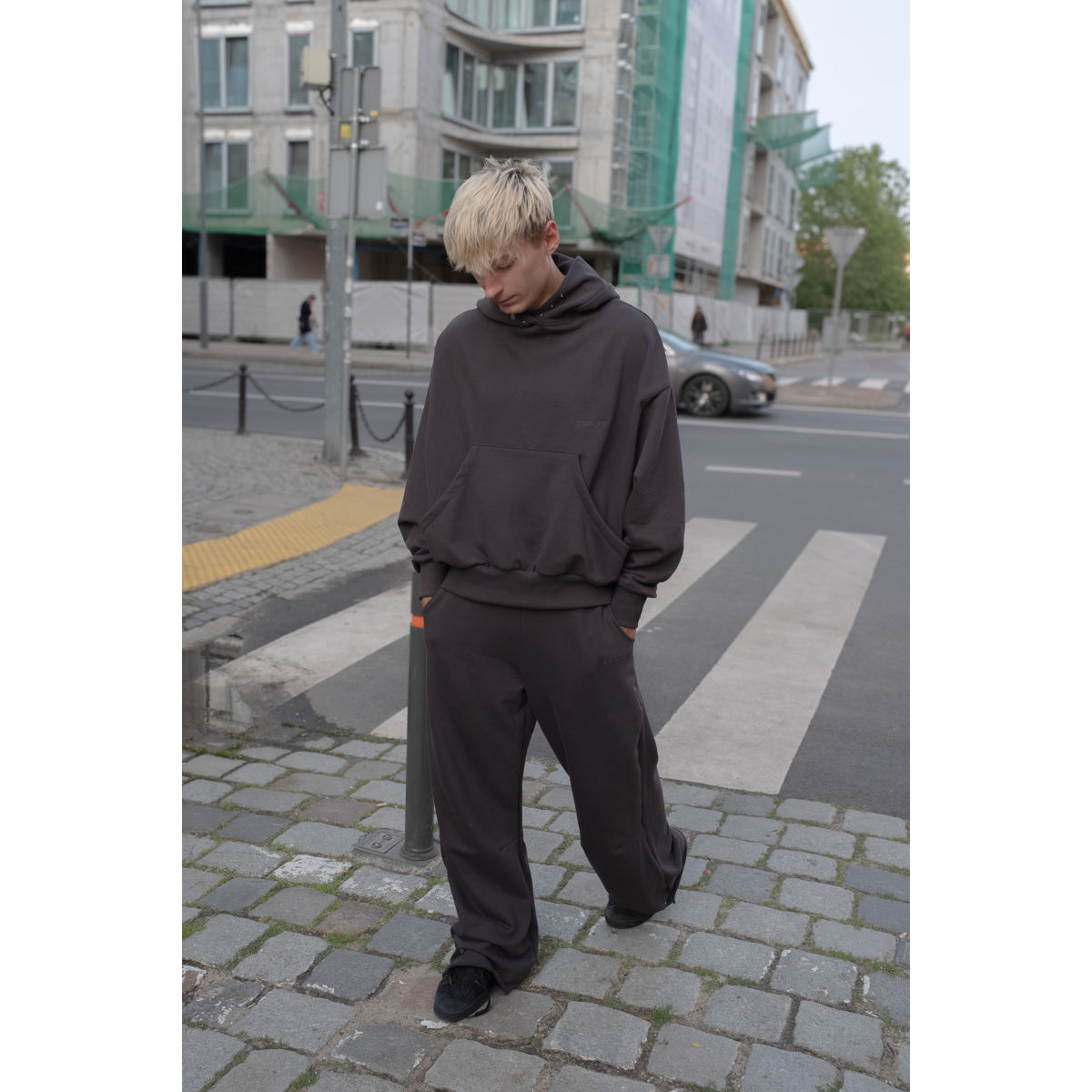 BASIC HOODIE VINTAGE BLACK