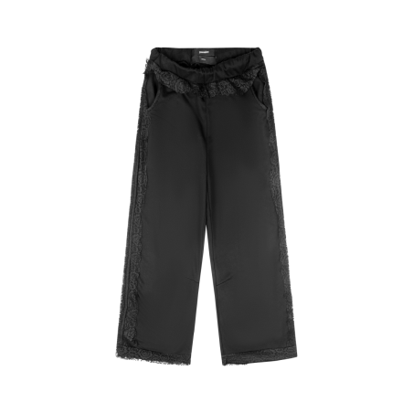 LACE SWEATPANTS BLACK