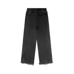 LACE SWEATPANTS BLACK
