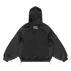 LACE HOODIE BLACK
