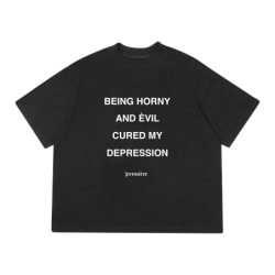 DEPRESSION TEE BLACK