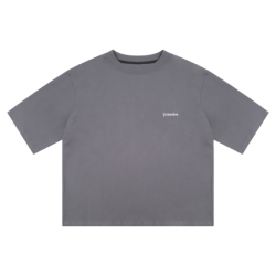 LOGO TEE STEEL GREY
