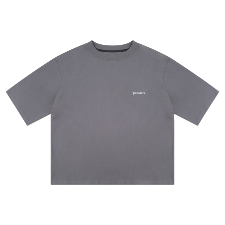 LOGO TEE STEEL GREY
