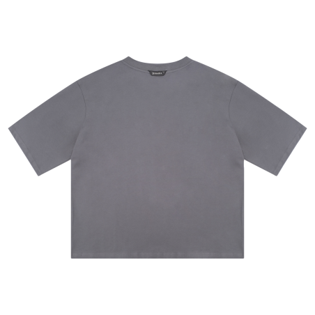 LOGO TEE STEEL GREY