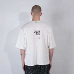 GIRL AND GUN TEE OFF-WHITE