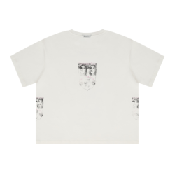 GIRL AND GUN TEE OFF-WHITE