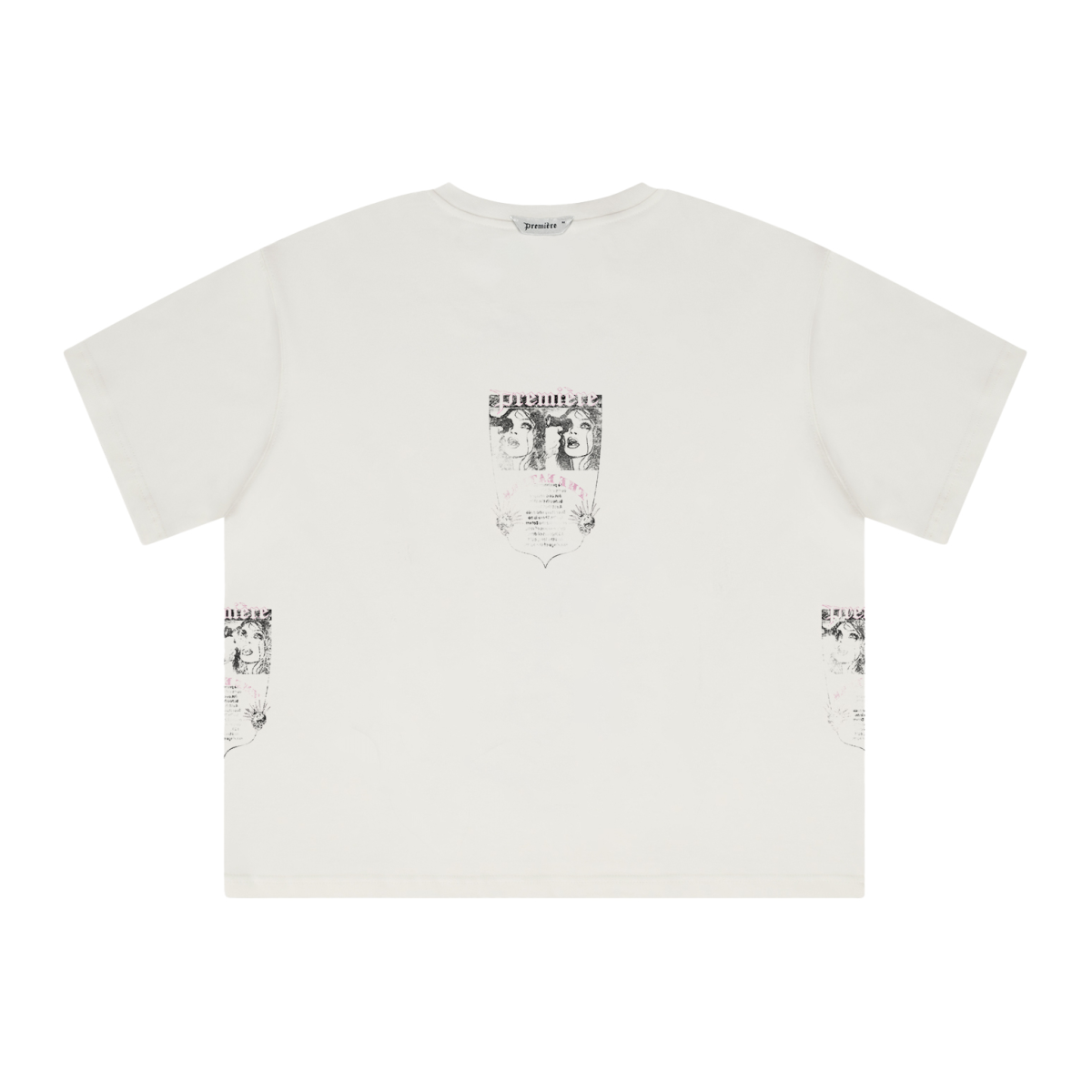 GIRL AND GUN TEE OFF-WHITE