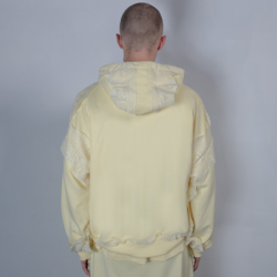 LACE HOODIE BUTTER YELLOW