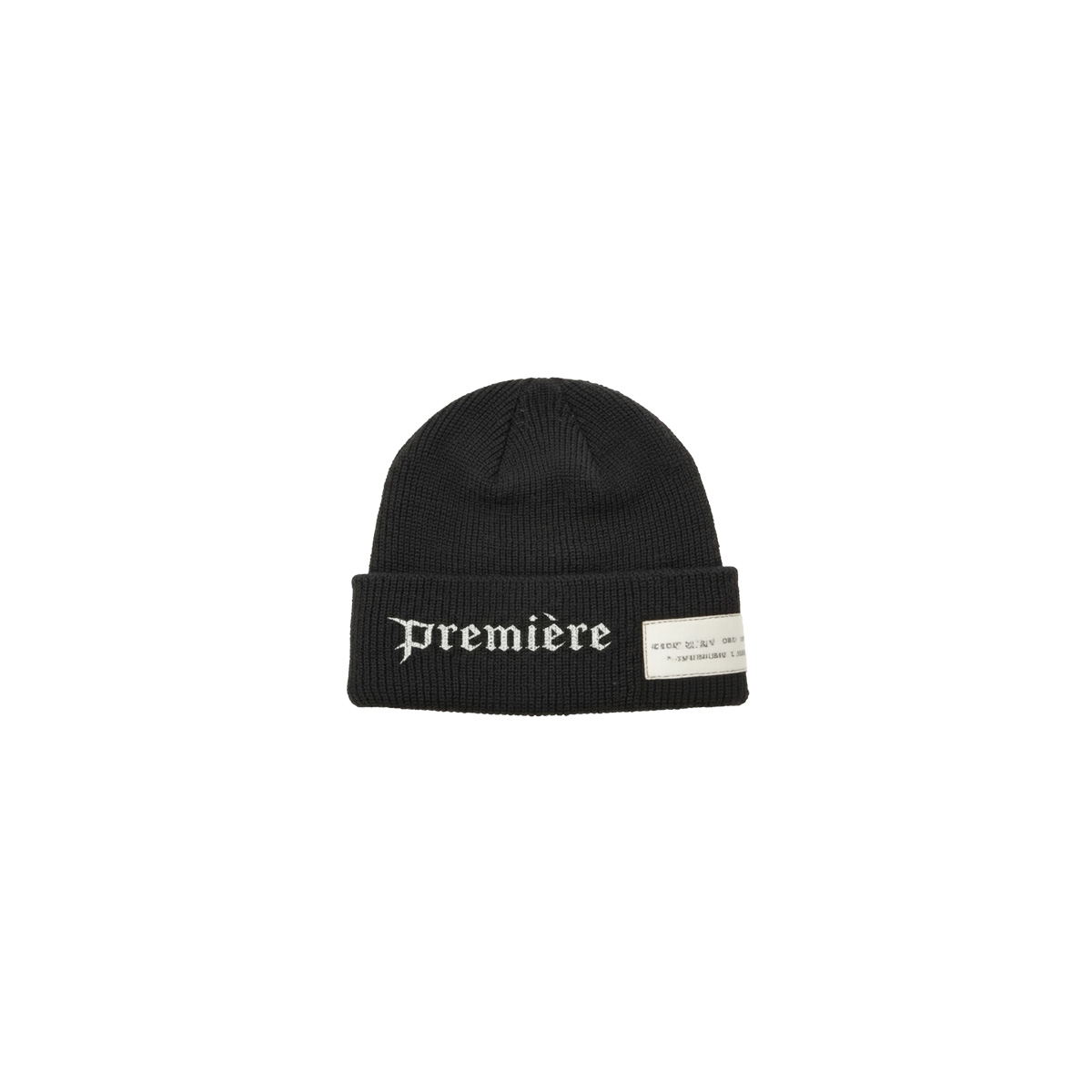 LOGO BEANIE BLACK