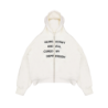 DEPRESSION ZIP 500GSM HOODIE OFF-WHITE