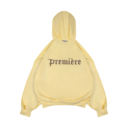 LOGO ZIP HOODIE BUTTER YELLOW