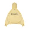 LOGO ZIP HOODIE BUTTER YELLOW