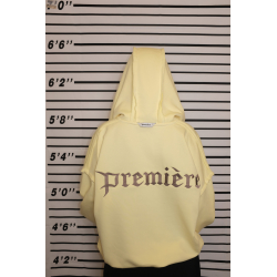 LOGO ZIP HOODIE BUTTER YELLOW