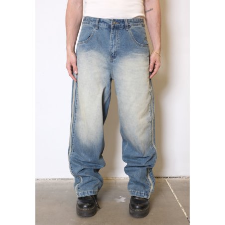 STRIPE JEANS REGULAR FIT