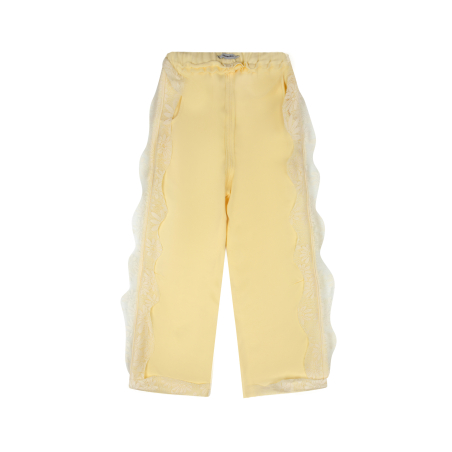 LACE SWEATPANTS BUTTER YELLOW