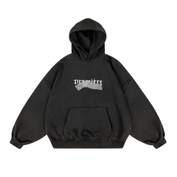 TAPE HOODIE BLACK