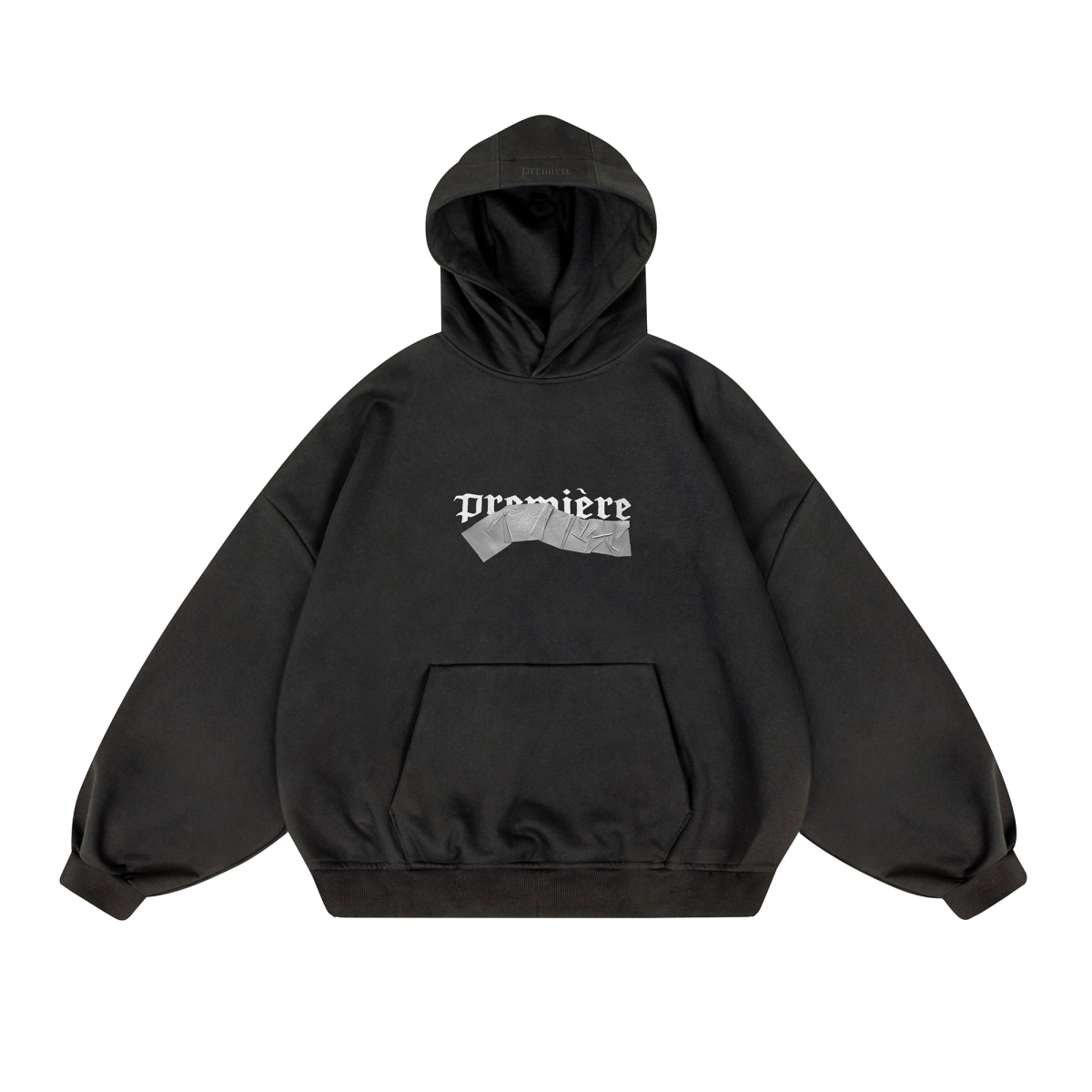 TAPE HOODIE BLACK