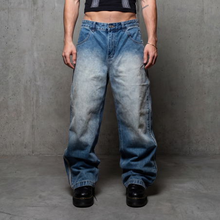 STRIPE JEANS REGULAR FIT