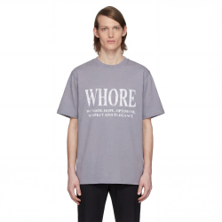 WHORE TEE GREY