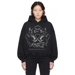 LOVE YOU HOODIE BLACK