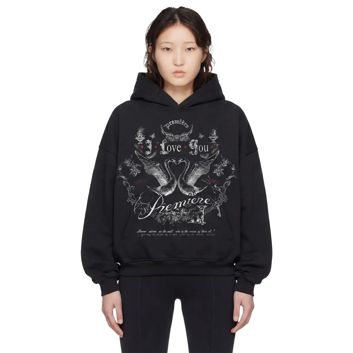 LOVE YOU HOODIE BLACK