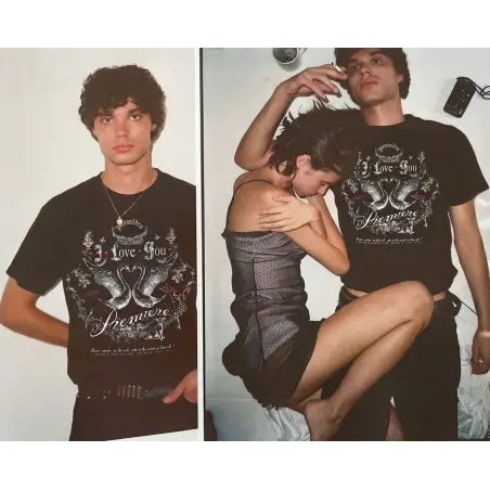 VALENTINES LIMITED TEE BLACK