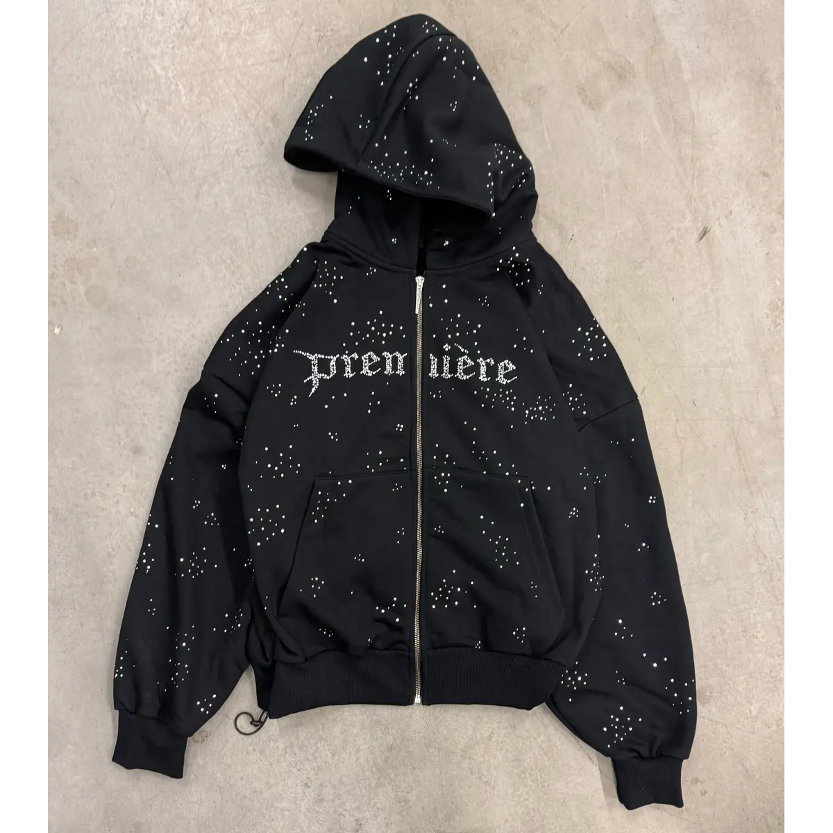 5K CRYSTALS HOODIE BLACK