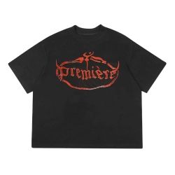 GEL HD RED TEE BLACK
