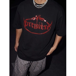 GEL HD RED TEE BLACK