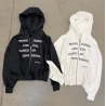 DEPRESSION ZIP 500GSM HOODIE OFF-WHITE