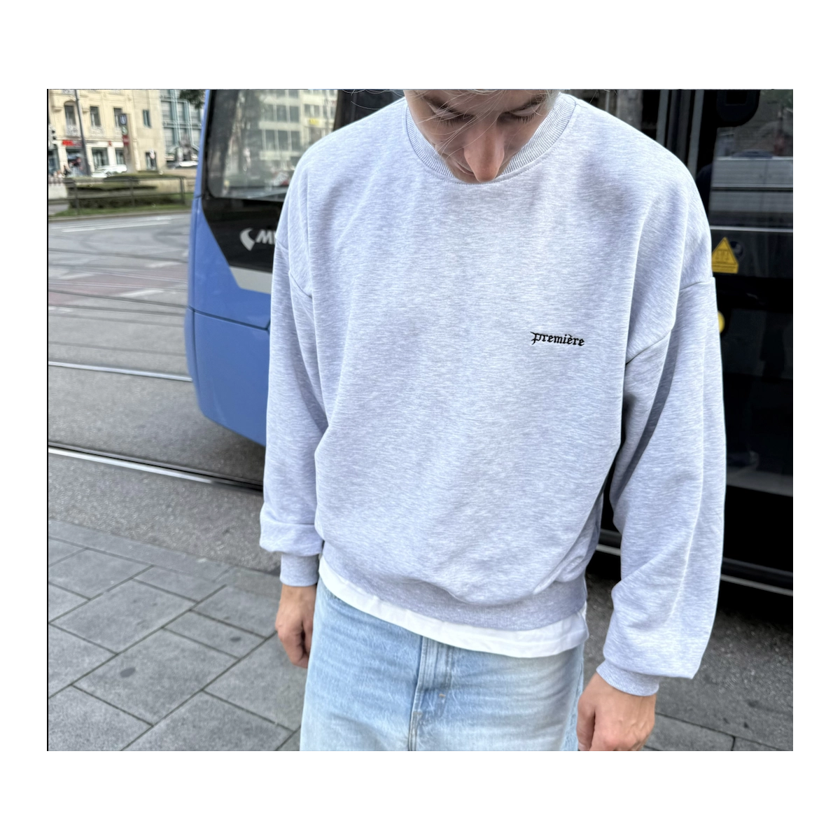 BASIC CREWNECK GREY