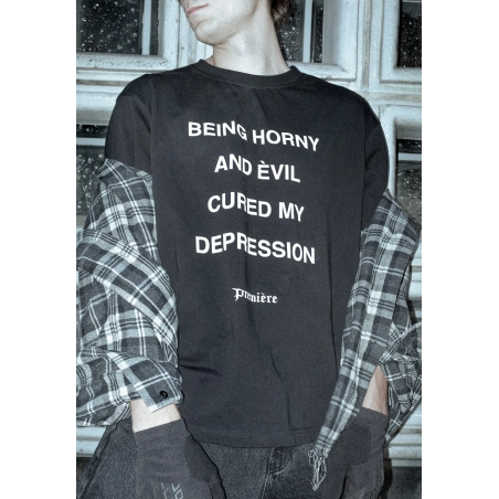 DEPRESSION TEE BLACK