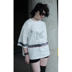 LEOPARD TEE WHITE